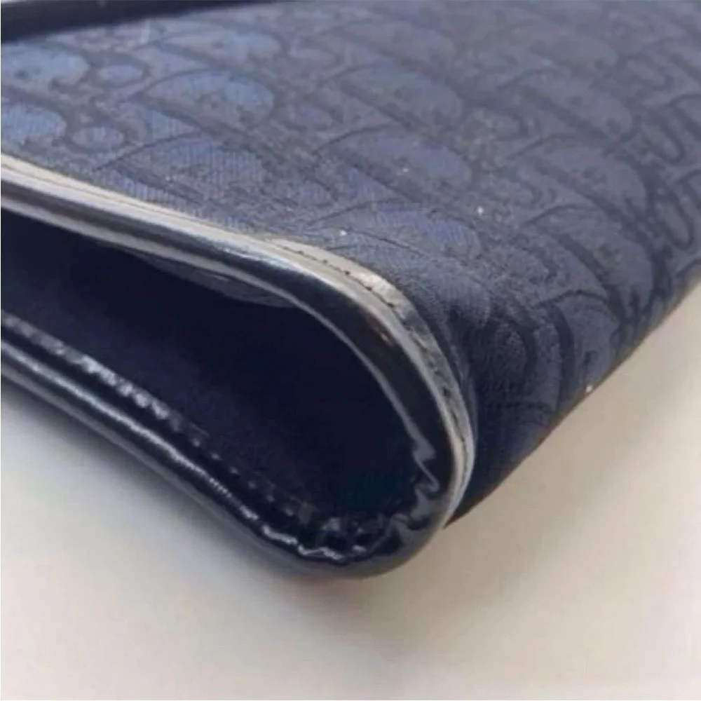 Dior Navy Blue Clutch Bag - Picture 2 of 16